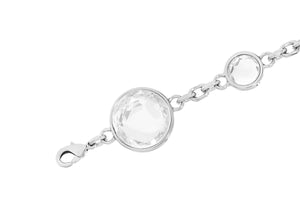 Round Jeweled Chain Silver-3