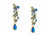 Butterfly Chandelier Earrings Blue