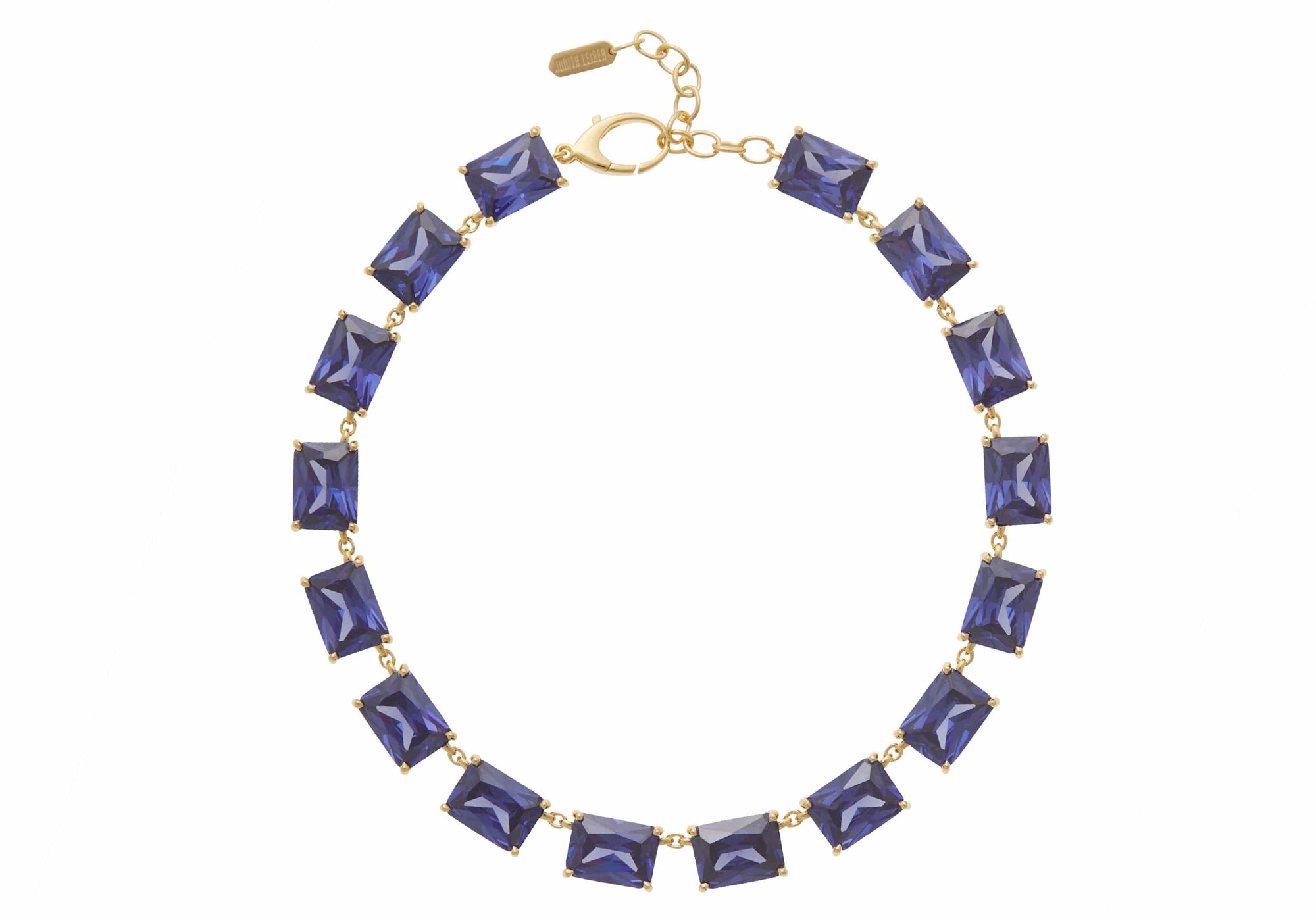 Collet Choker Necklace Blue