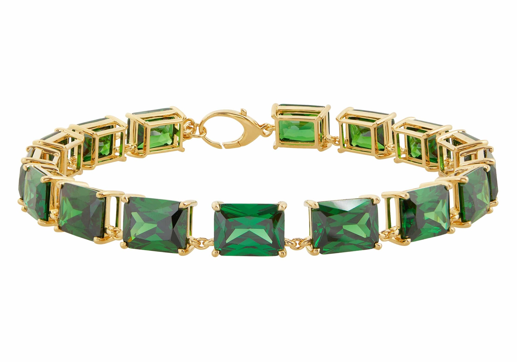 Collet Choker Necklace Green