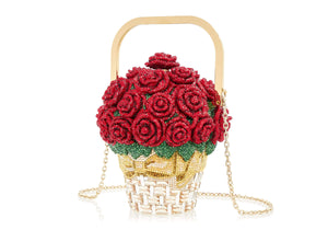 Basket of Roses Forever Bouquet