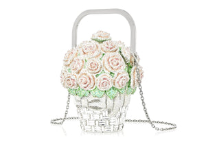 Basket of Roses Blush Bouquet-4