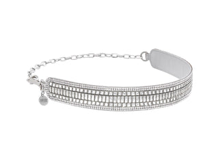 Baguette Deco Gems Belt Silver-2