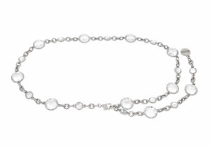 Jeweled Belt Silver-4