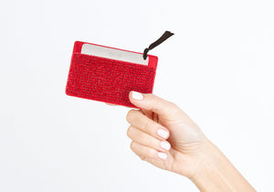 Crystal Card Case Red-2