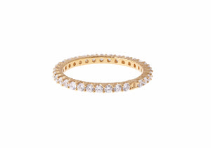 Micropave Eternity Ring Clear-2