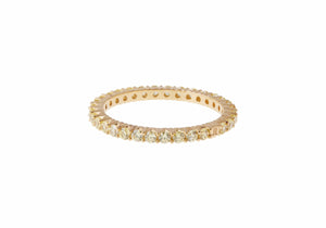 Micropave Eternity Ring Yellow-2