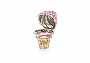 Mini Strawberry Twist Ice Cream Cone-3