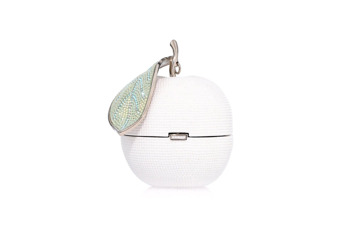 Apple Ghost crystal clutch front view