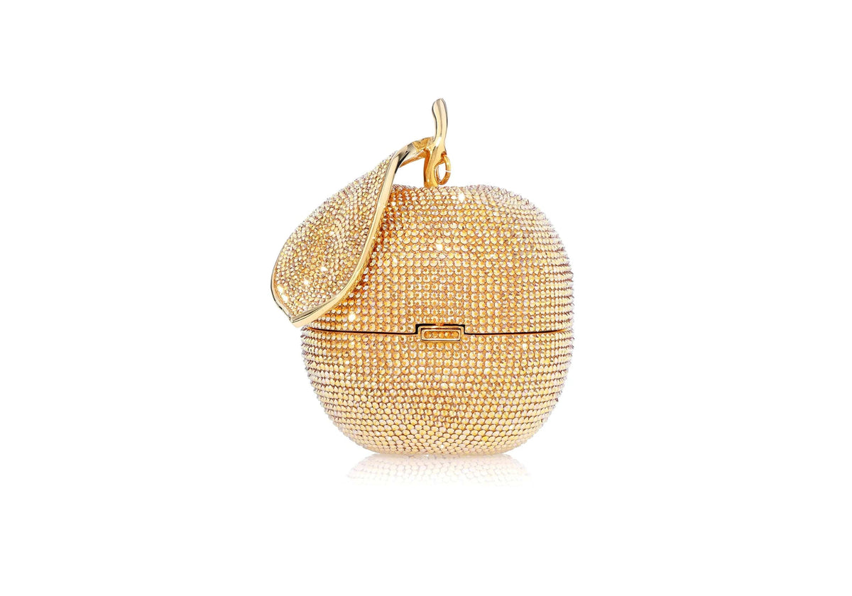 Apple Golden Delicious crystal clutch front view