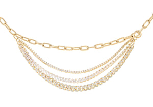 Triple Chain Belt Champagne-3