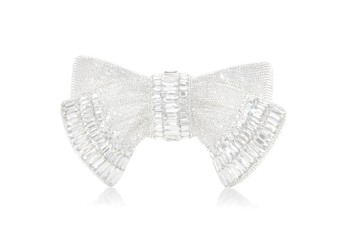 Bow Deco Gems Silver