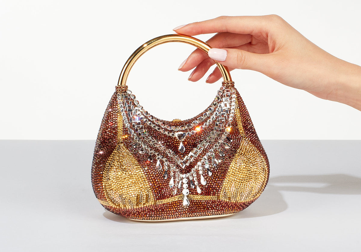 Bust Gold Bikini Bag