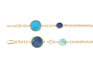 Isla Wicker Basket Semi-Precious Stones Champagne-5
