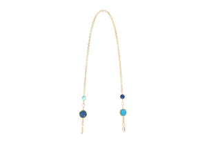 Isla Wicker Basket Semi-Precious Stones Champagne-6