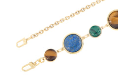 Poppy Basket Semi-Precious Stones Natural