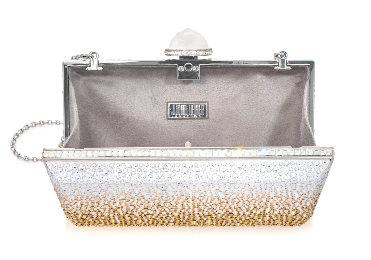 Skylar Crystal Caviar Gradient Golden - Judith Leiber Skylar Crystal Caviar Gradient Golden - Judith Leiber