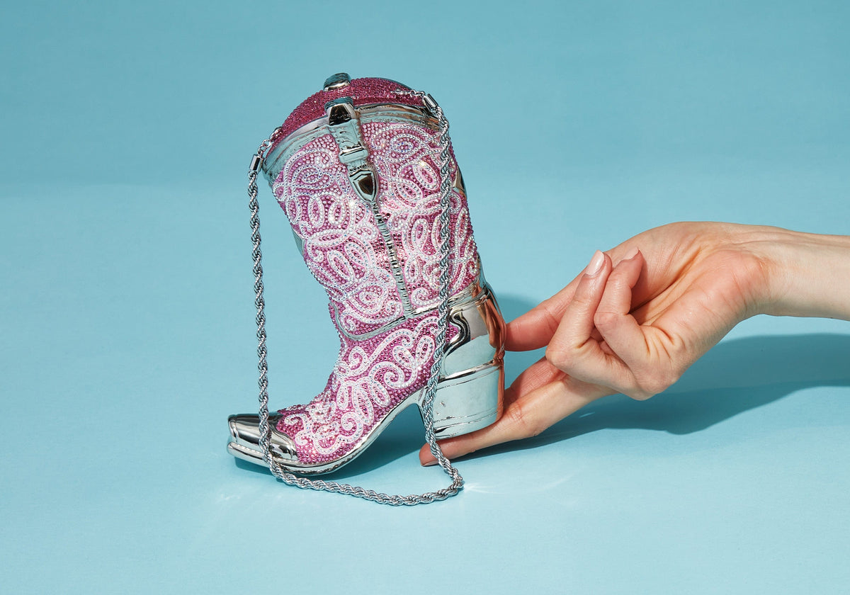 Cowboy Boot Austin Pink Purse