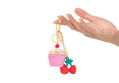 Cherry Cupcake Charm Set