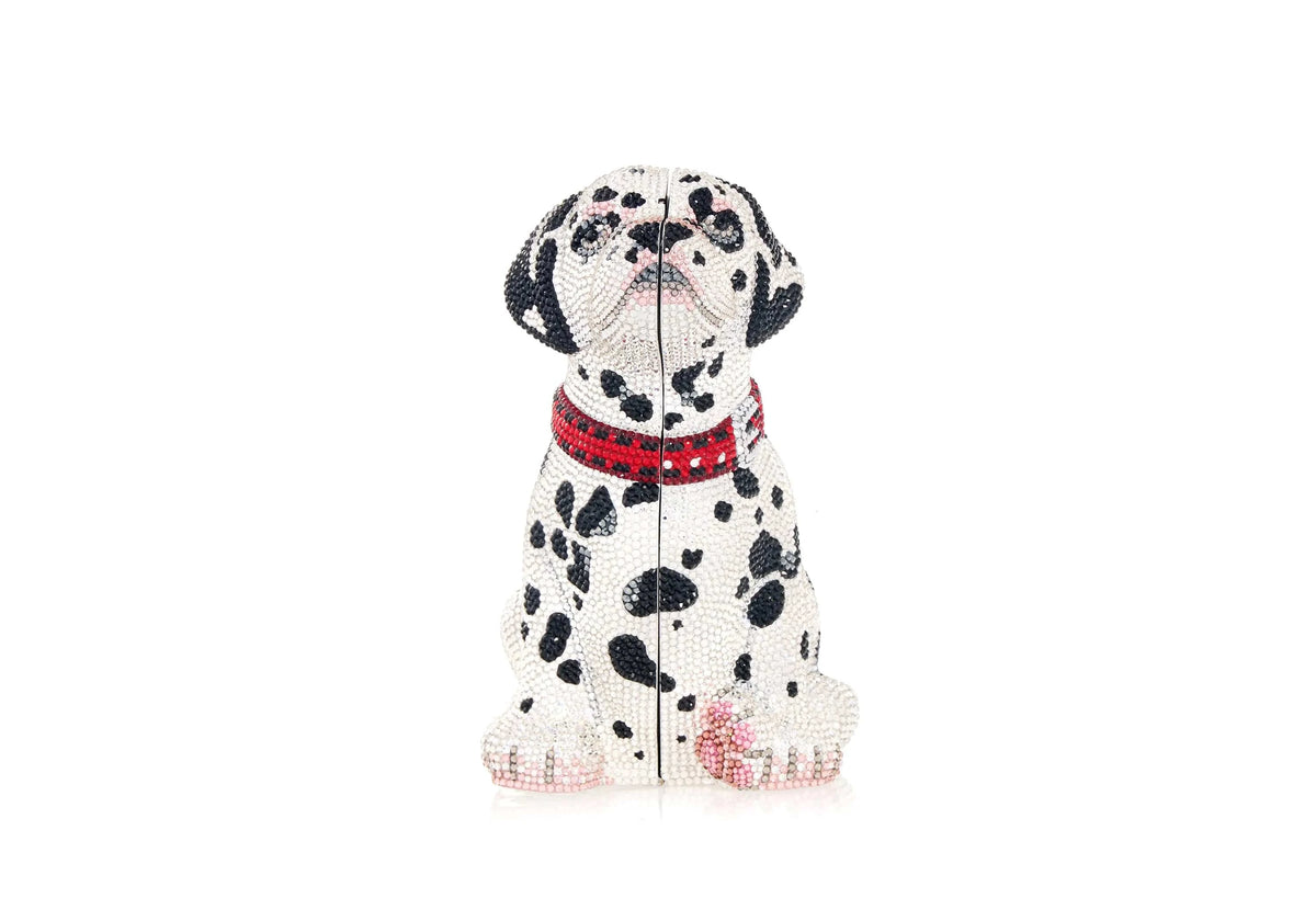 Puppy Lucky Crystal Dog Minaudiere Clutch