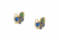 Butterfly Stud Earrings Blue