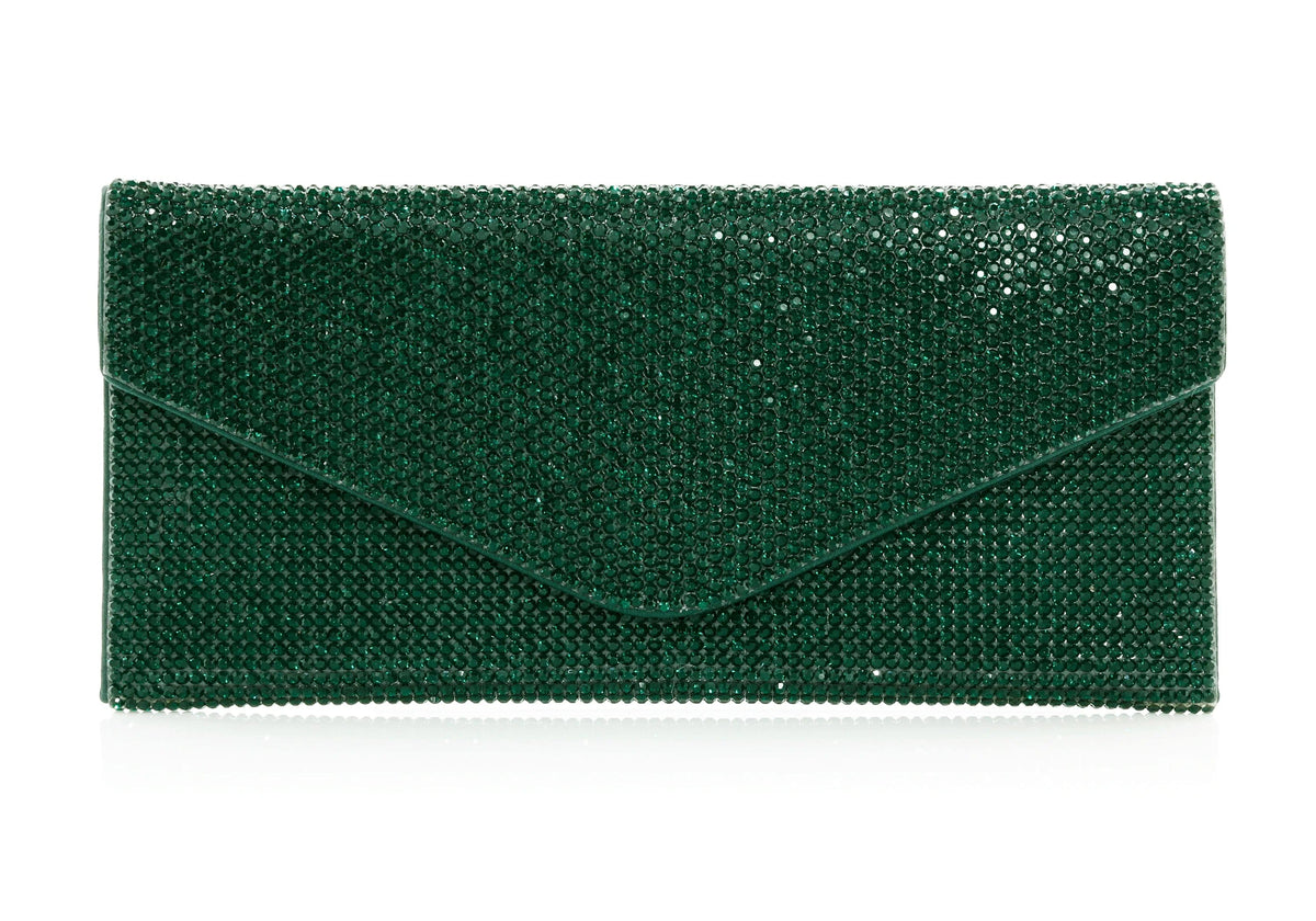 Crystal Envelope Emerald green lifestyle view