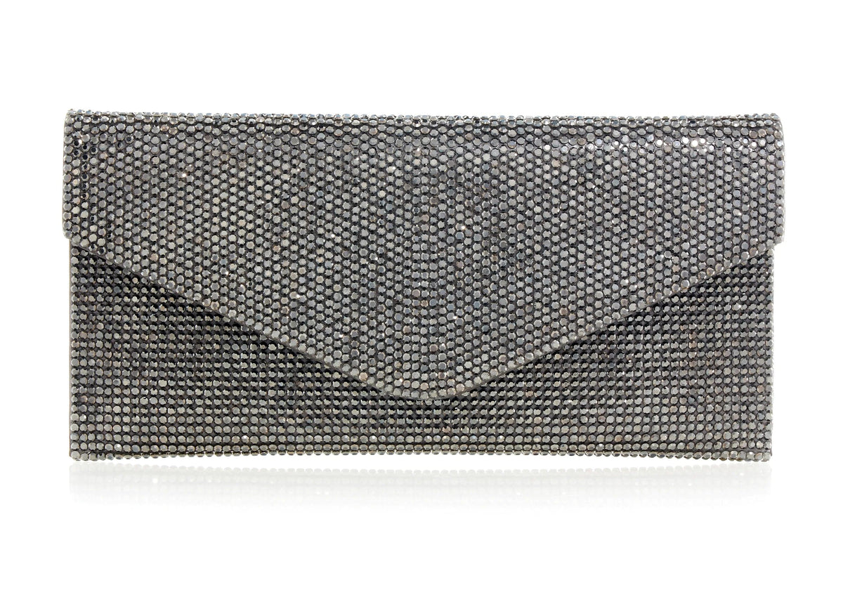 Crystal Envelope Gray hematite front view