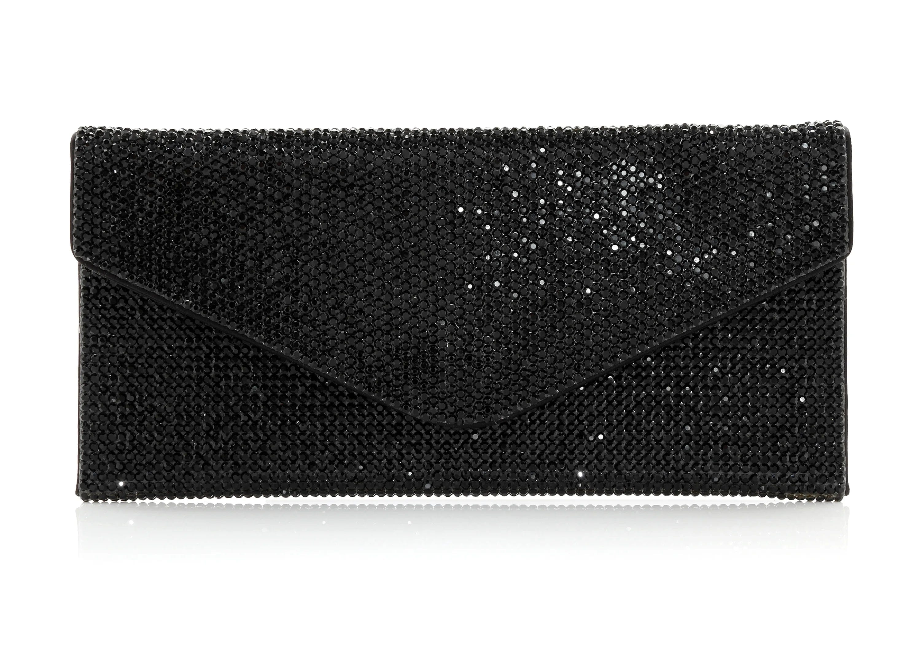Judith Leiber Black Envelope Crystal Clutch Judith Leiber Black Envelope Crystal Clutch