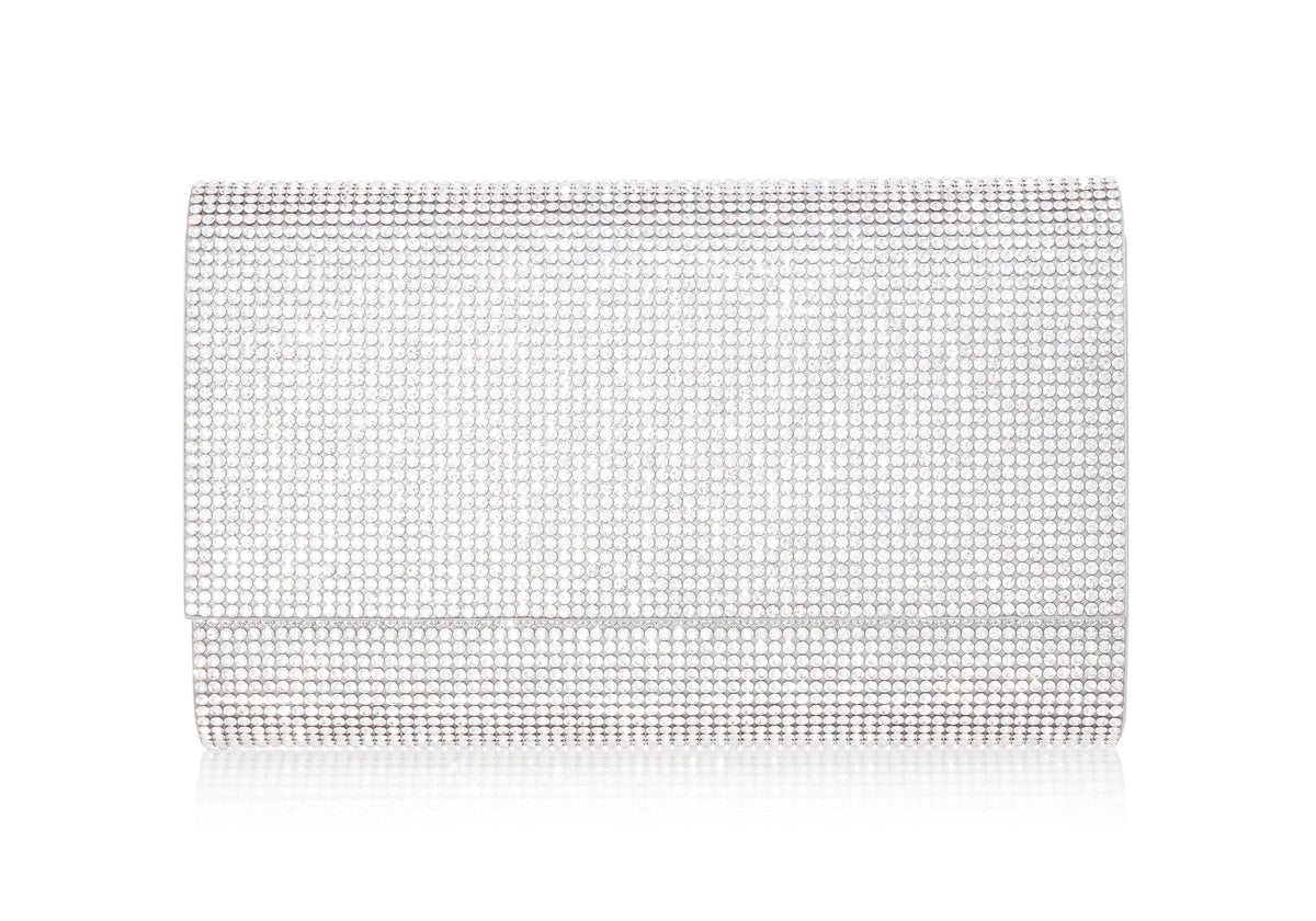 Fizzoni Silver rhine crystal envelope front view