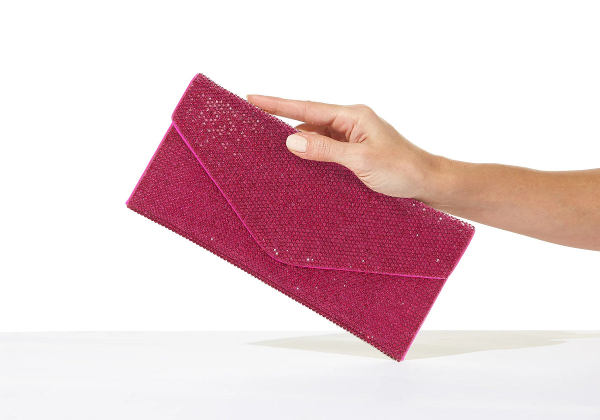Crystal Envelope Fuchsia