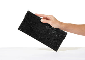 Crystal Envelope Black-2