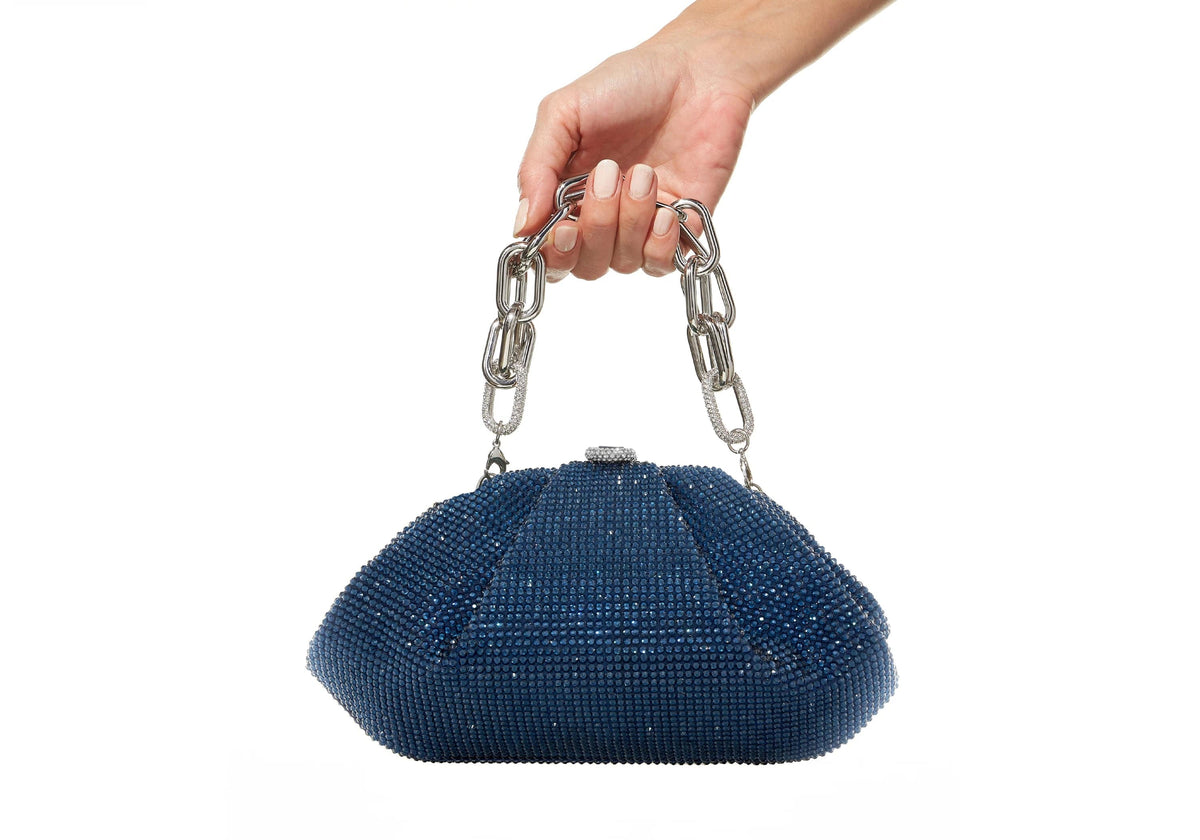 Judith Leiber Gemma Clutch Midnight Navy Judith Leiber Gemma Clutch Midnight Navy