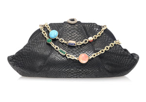 Grande Gemma Embossed Clutch-1