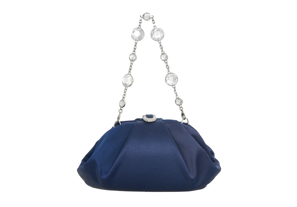 Gemma Satin Navy