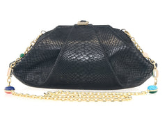 Grande Gemma Embossed Clutch