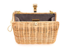 Hailey Wicker Basket Natural Stone