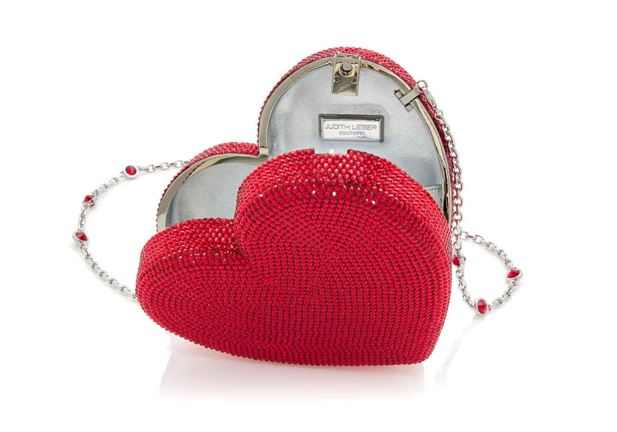 Heart Clutch Red