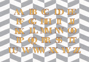 Bespoke Lunch Box Herringbone Monogram-2
