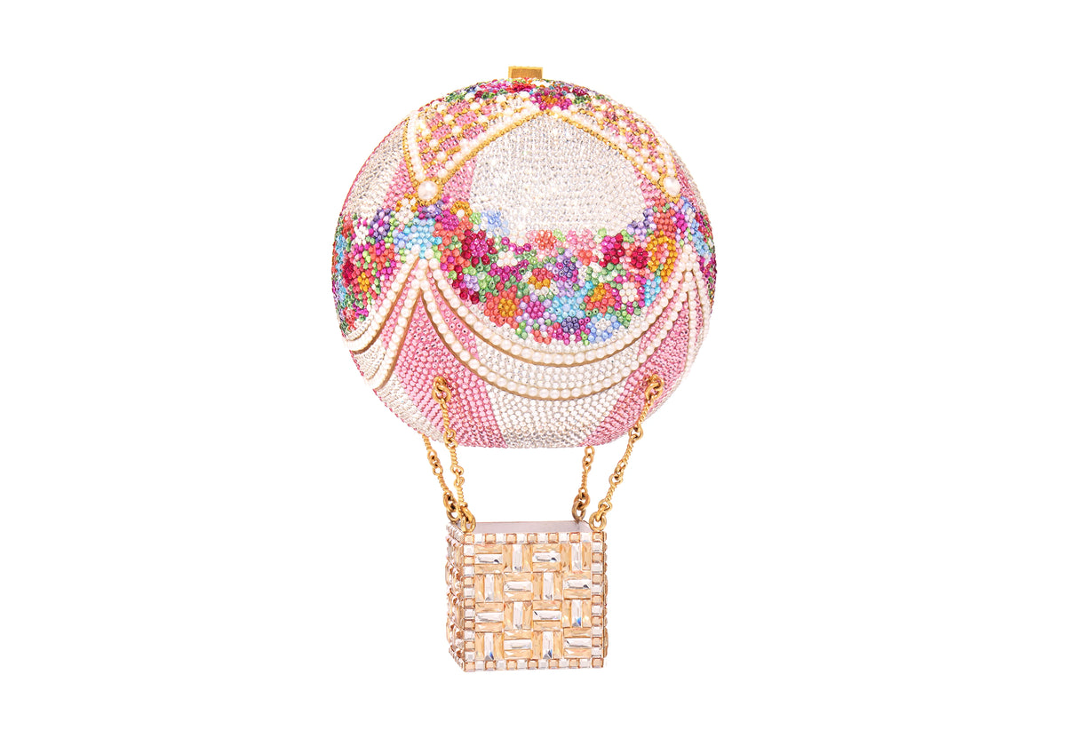 Hot Air Balloon Marguerite pink crystal miniature alternate front view