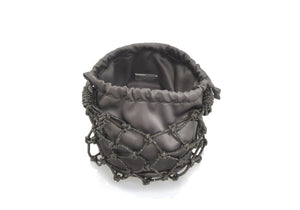 Sparkle Net Pouch Gray-3