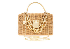 Isla Wicker Basket Natural Bag
