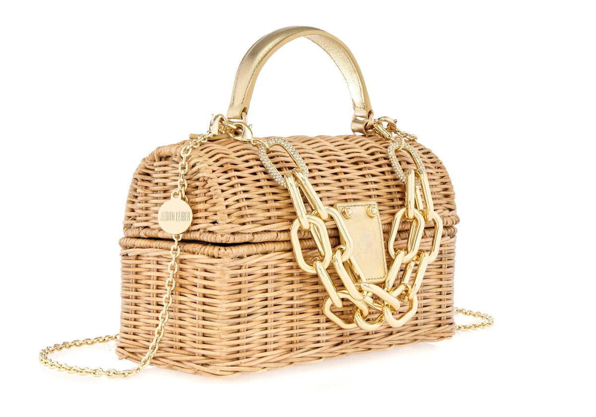 Isla Wicker Basket Natural Bag