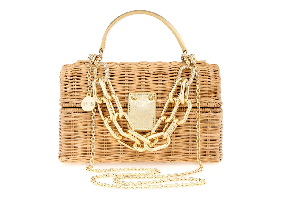 Isla Wicker Basket Natural Bag
