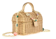 Isla Wicker Basket Champagne