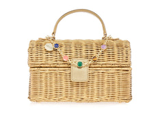 Isla Wicker Basket Champagne