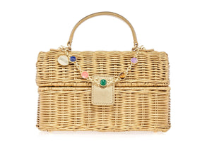 Isla Wicker Basket Champagne-5