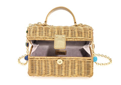 Isla Wicker Basket Champagne