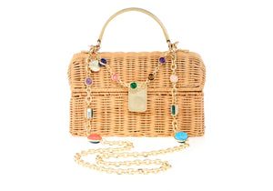 Isla Wicker Basket Natural Stones-1