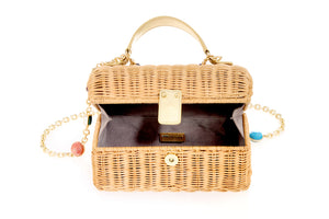 Isla Wicker Basket Natural Stones-2
