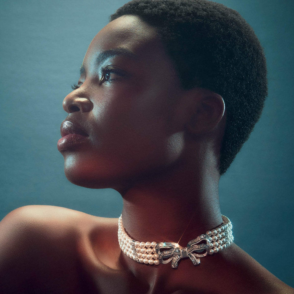 Pearl choker necklace by Abhika Creations | The Secret Label